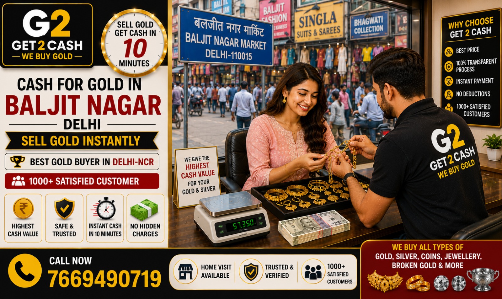 Cash for Gold in Baljit Nagar