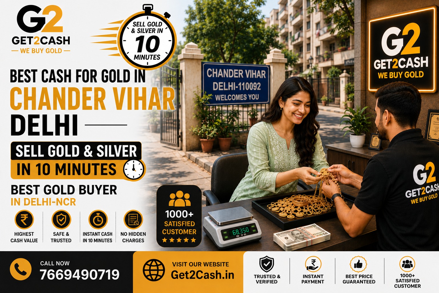 Cash for Gold in Chandar Vihar Delhi