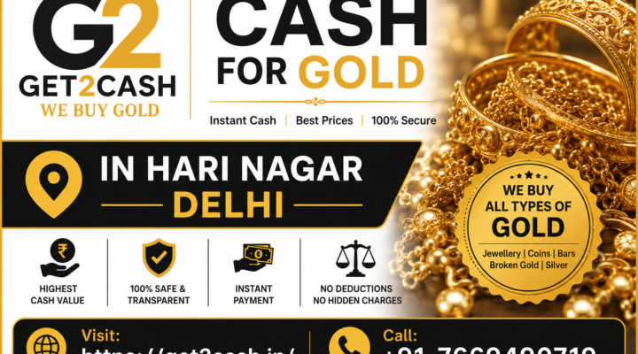 Cash for Gold in Hari Nagar Delhi