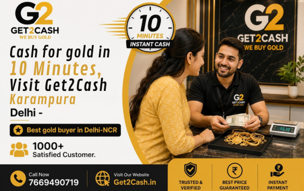 Cash for Gold in Karampura Delhi