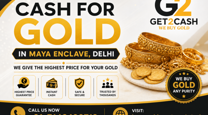 Cash for Gold in Maya Enclave Delhi