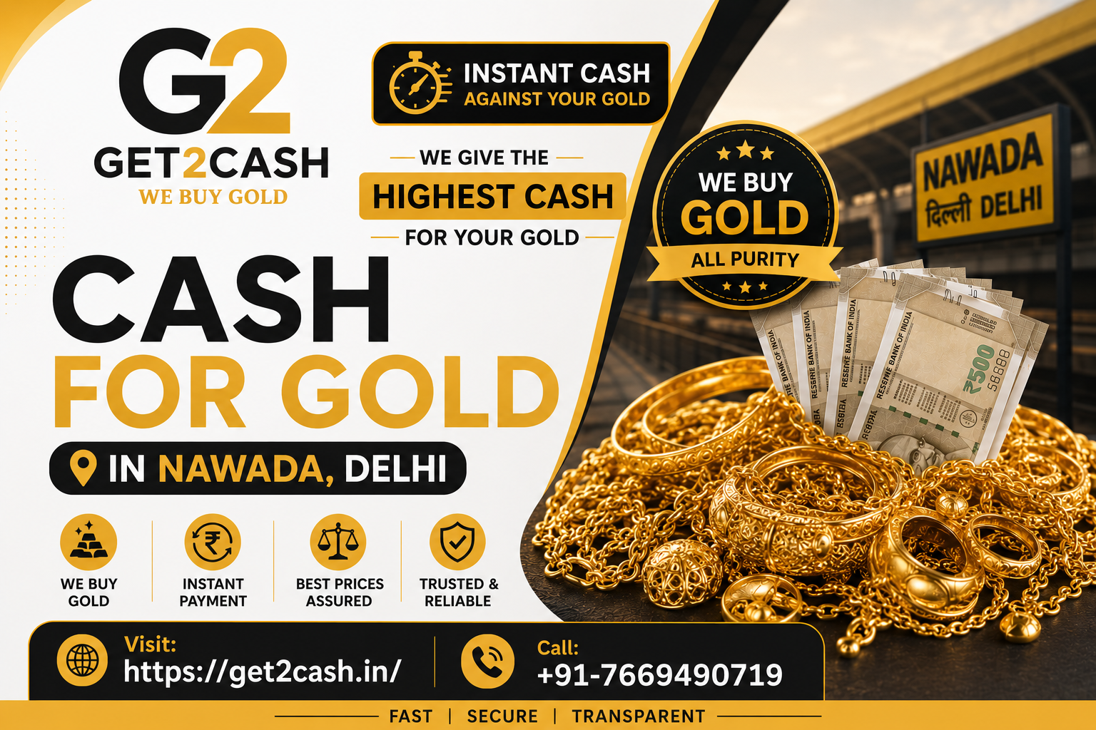Cash for Gold in Nawada Delhi