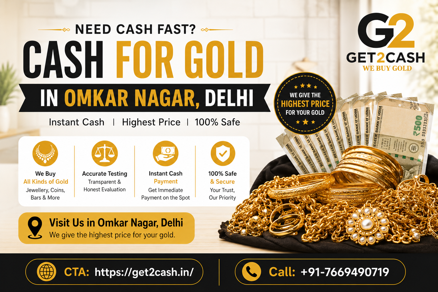 Cash for Gold in Omkar Nagar