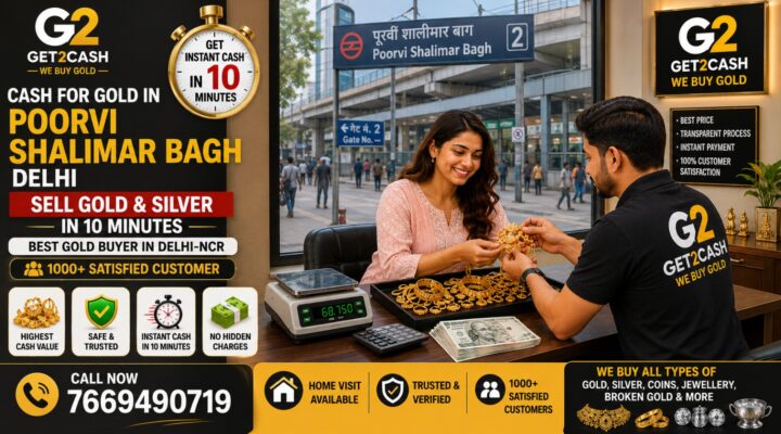 Cash for Gold in Poorvi Shalimar Bagh Delhi