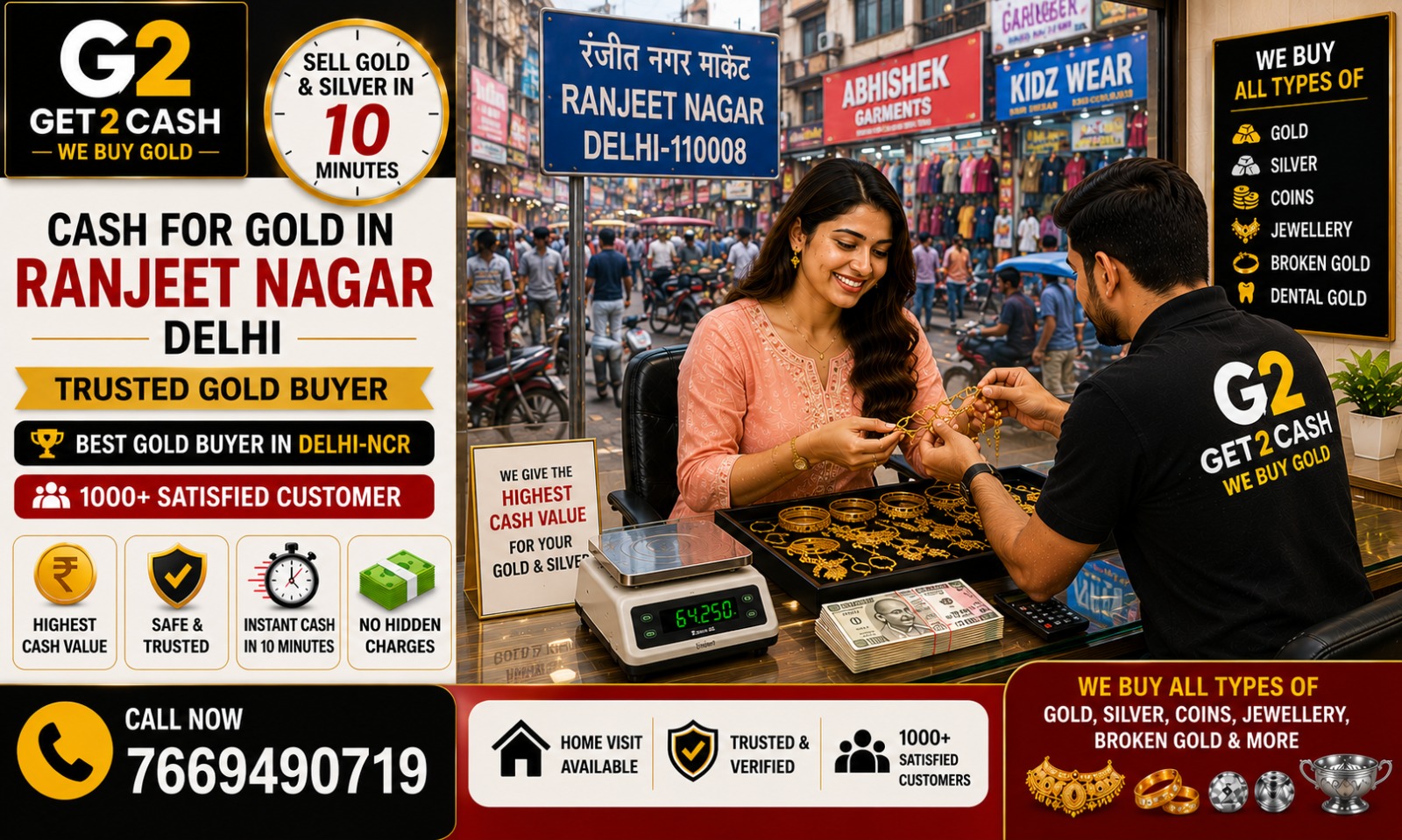 Cash for Gold in Ranjeet Nagar
