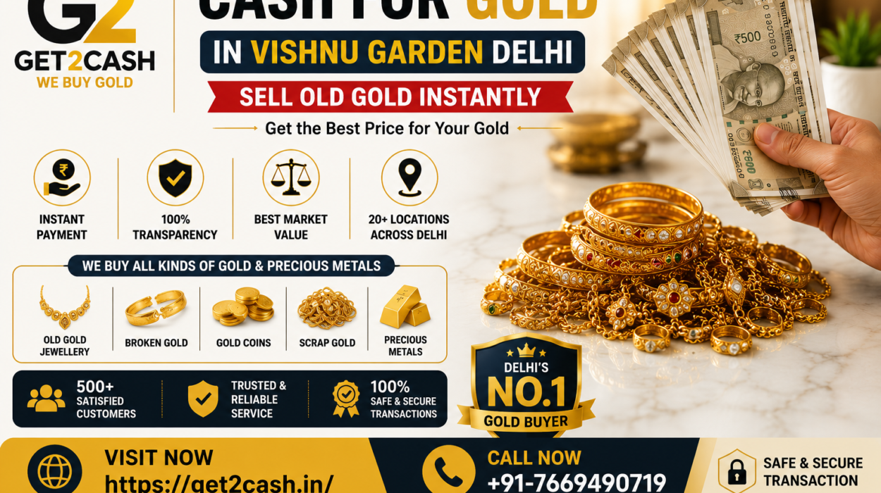 Cash for Gold in Vishnu Garden Delhi
