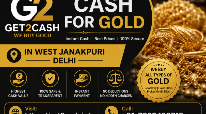 Cash for Gold in West Janakpuri Delhi