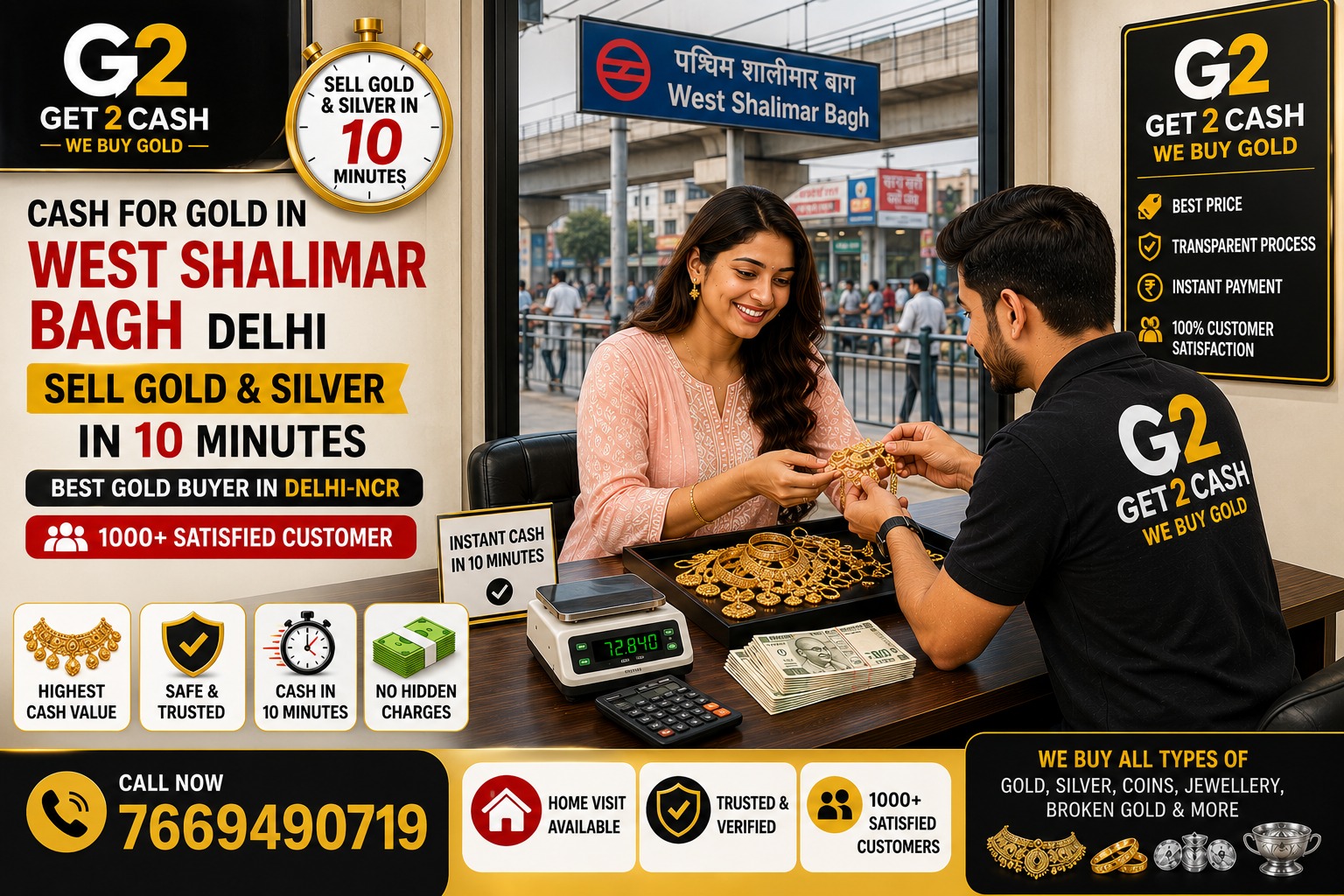 Cash for Gold in West Shalimar Bagh
