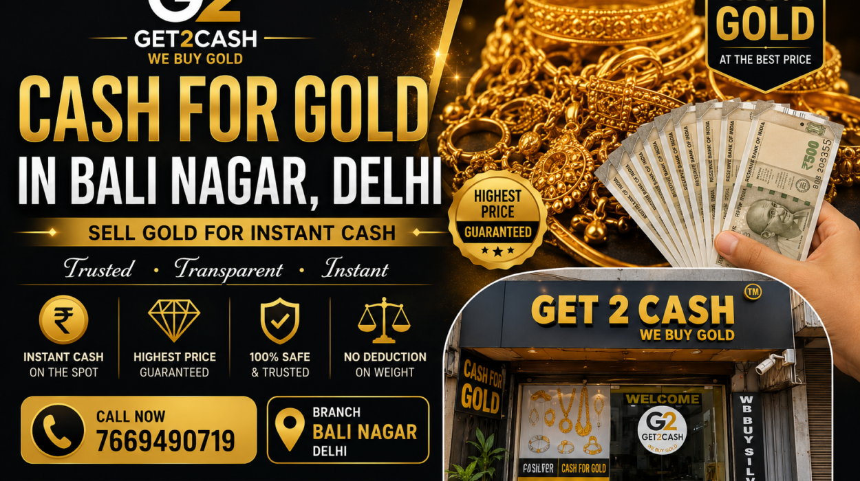 Cash for gold in Bali Nagar Delhi