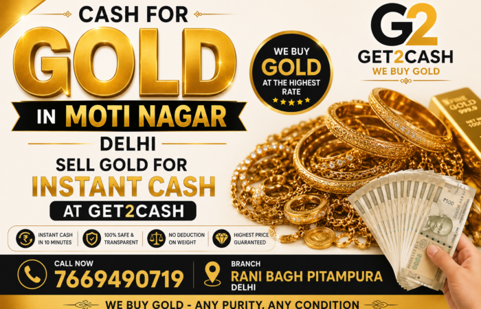 Cash for gold in Moti Nagar