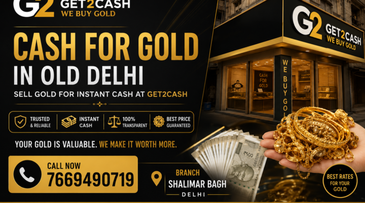 Cash for gold in Old Delhi