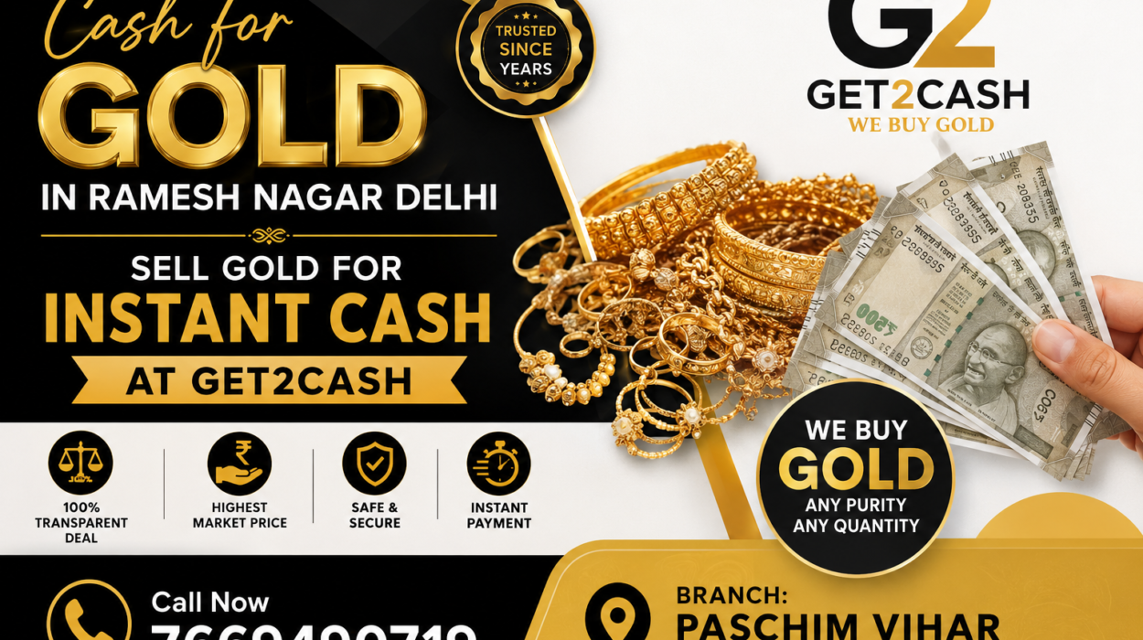 Cash for gold in Ramesh Nagar