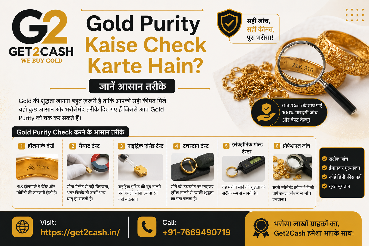 Gold Purity Kaise Check Karte Hain