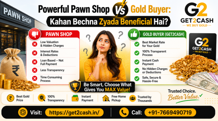 Powerful Pawn Shop vs Gold Buyer Kahan Bechna Zyada Beneficial Hai