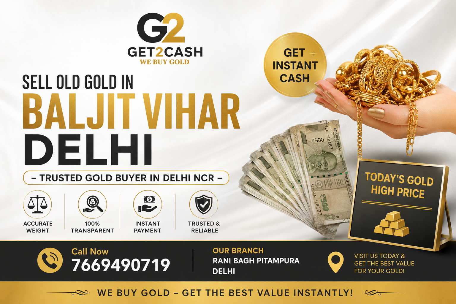 Sell Gold in Baljit Vihar