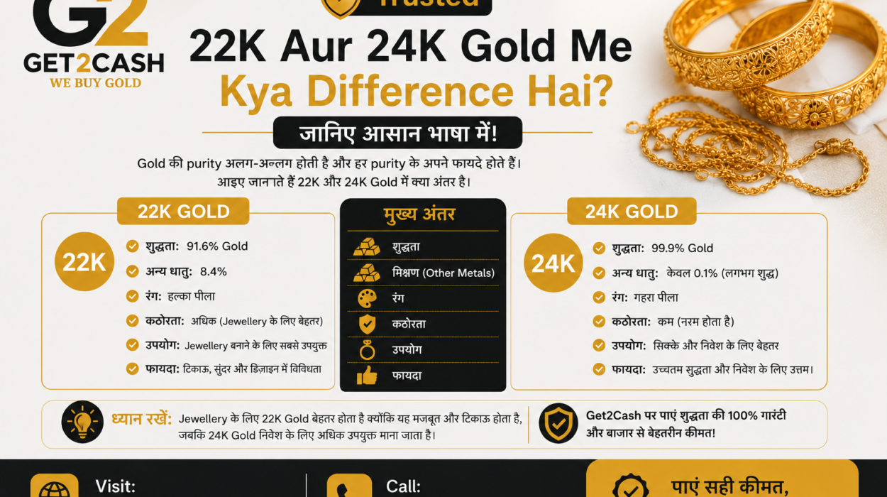 Trusted 22K Aur 24K Gold Me Kya Difference Hai