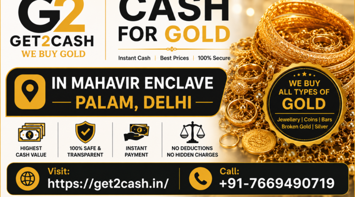 Trusted Cash for Gold in Mahavir Enclave Palam Delhi Sell Gold Fast
