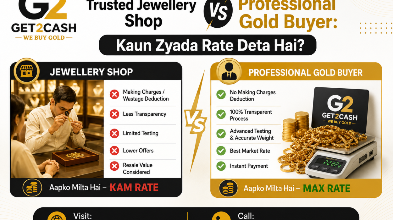 Trusted Jewellery Shop vs Professional Gold Buyer Kaun Zyada Rate Deta Hai