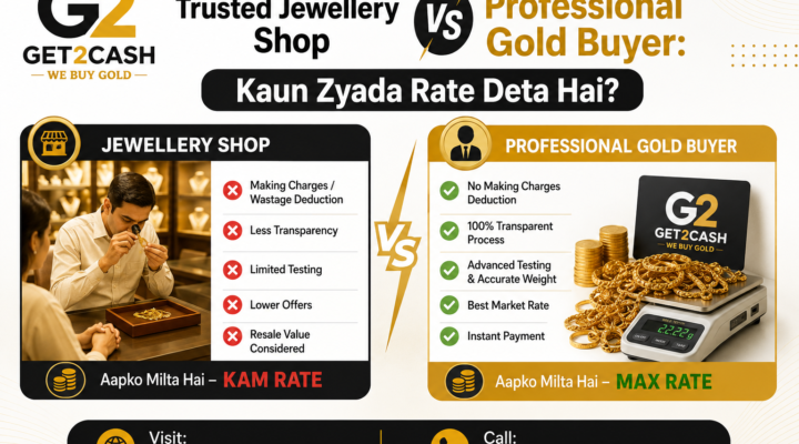 Trusted Jewellery Shop vs Professional Gold Buyer Kaun Zyada Rate Deta Hai