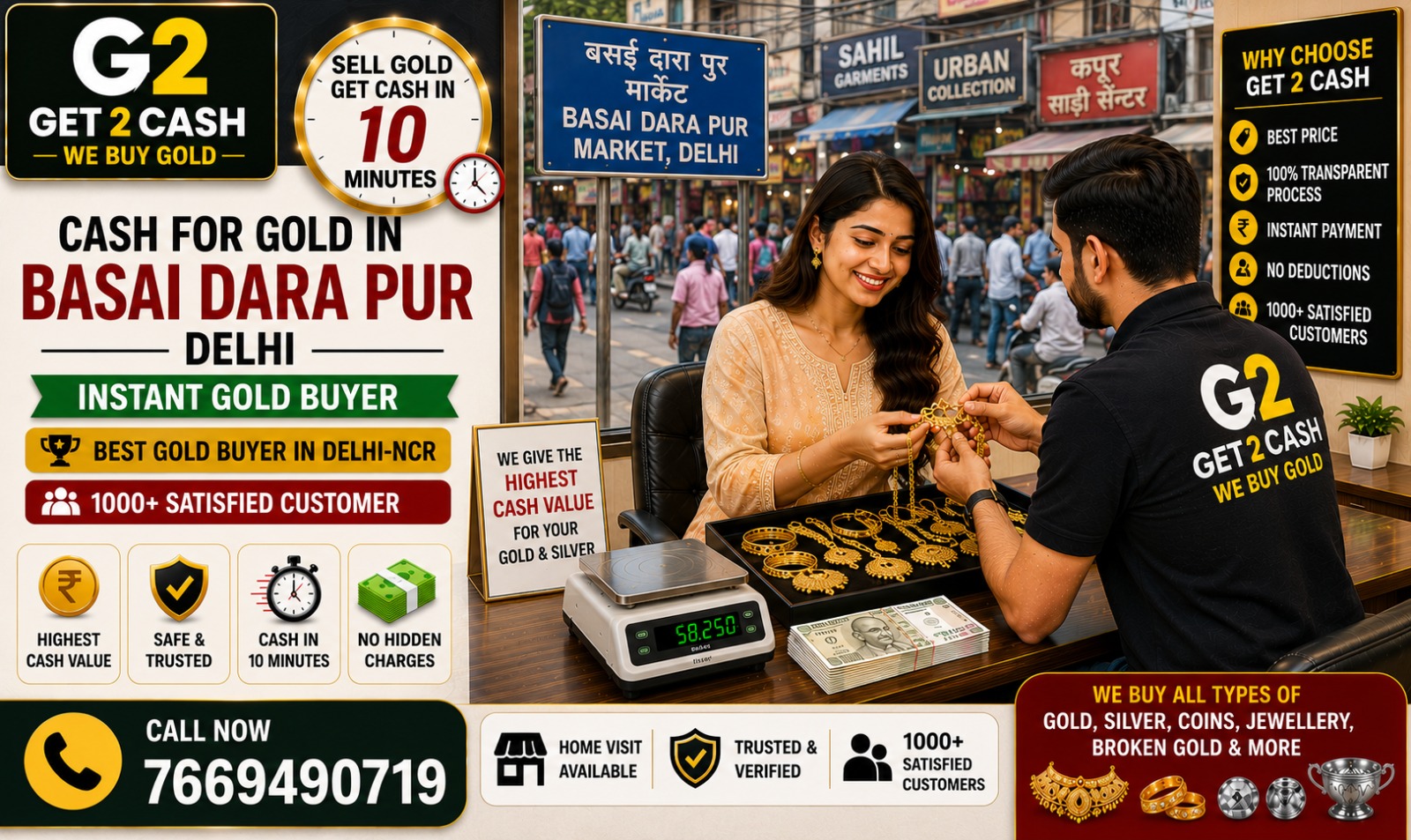 cash for gold in Basai Dara Pur