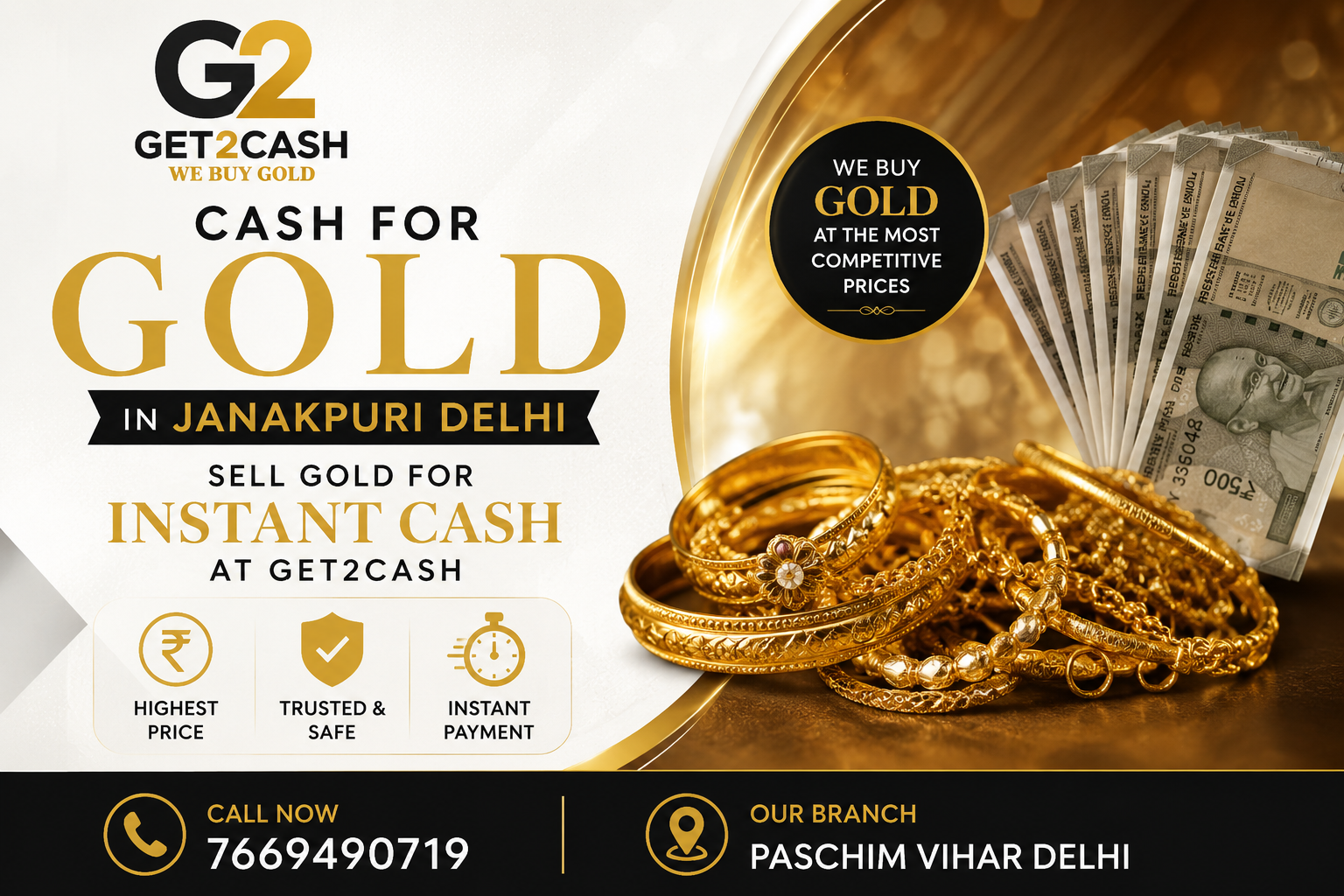 cash for gold in janakpuri delhi