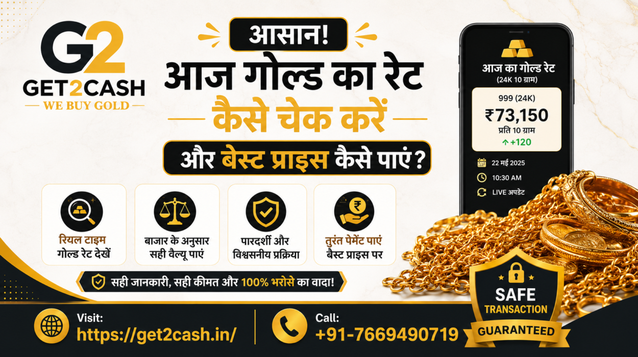 आज गोल्ड का रेट कैसे चेक करें और बेस्ट प्राइस कैसे पाएं