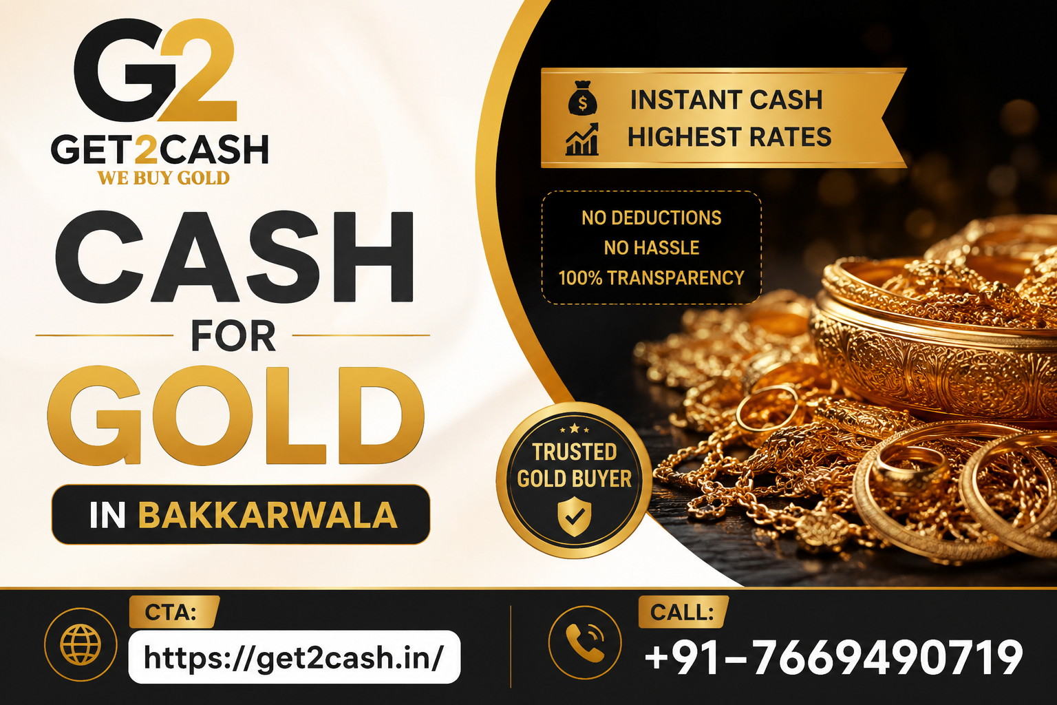Cash for Gold in Bakkarwala Delhi