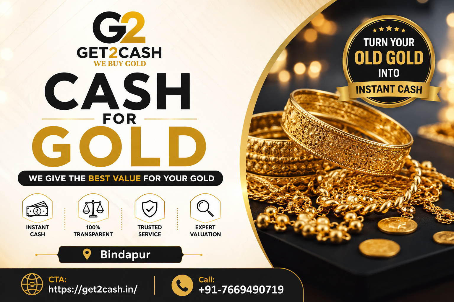 Cash for Gold in Bindapur Delhi