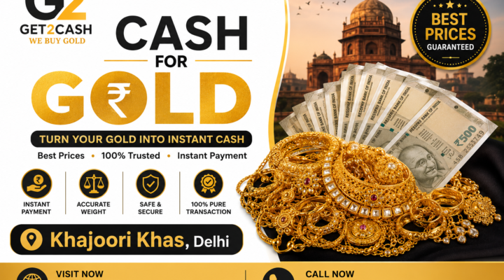 Cash for Gold in Khajoori Khas Delhi