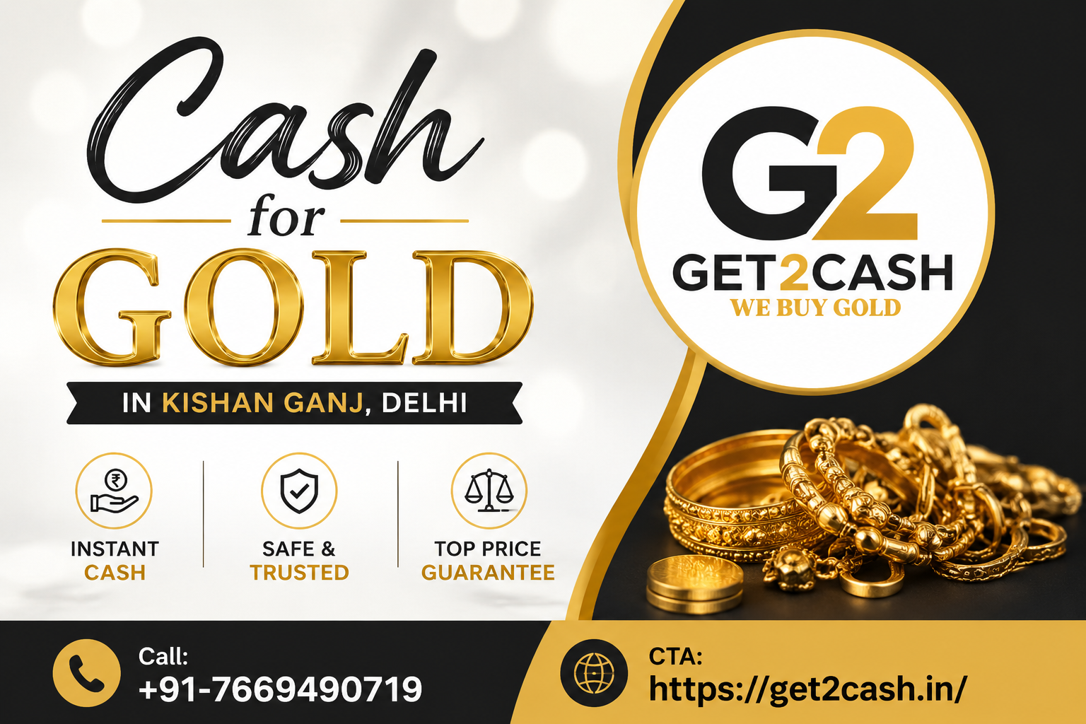 Cash for Gold in Kishan ganj Delhi