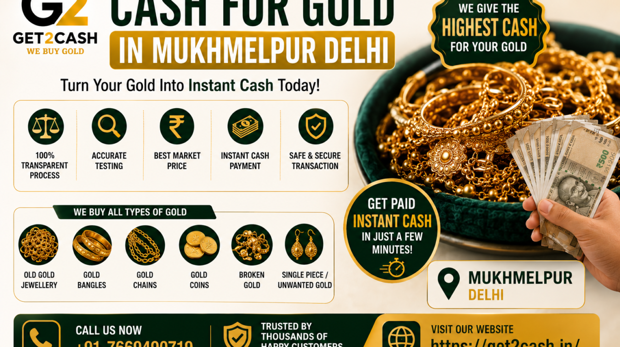 Cash for Gold in Mukhmelpur Delhi
