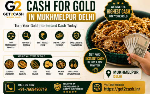 Cash for Gold in Mukhmelpur Delhi