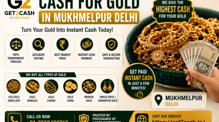 Cash for Gold in Mukhmelpur Delhi
