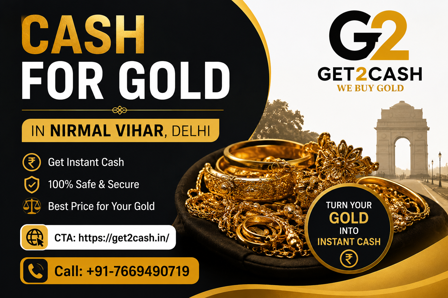 Cash for Gold in Nirmal Vihar