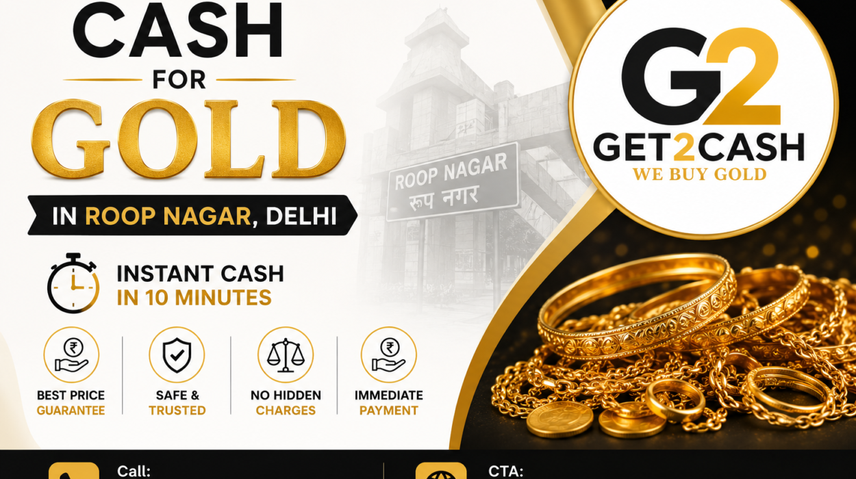 Cash for Gold in Roop Nagar Delhi