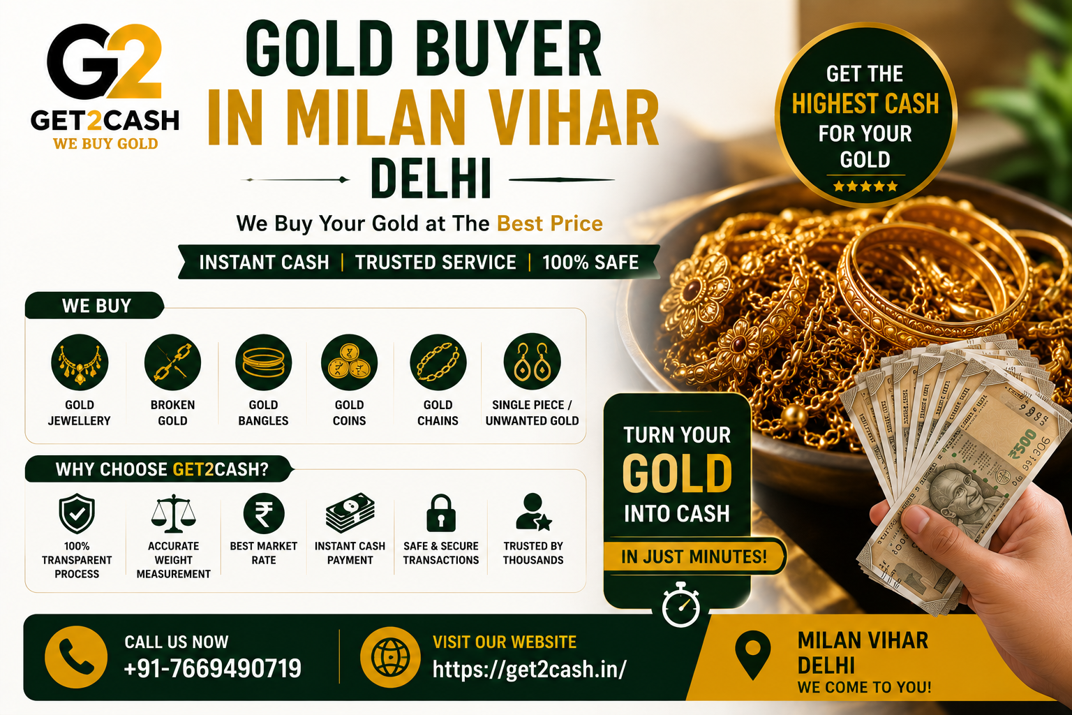 Gold Buyer in Milan Vihar Delhi