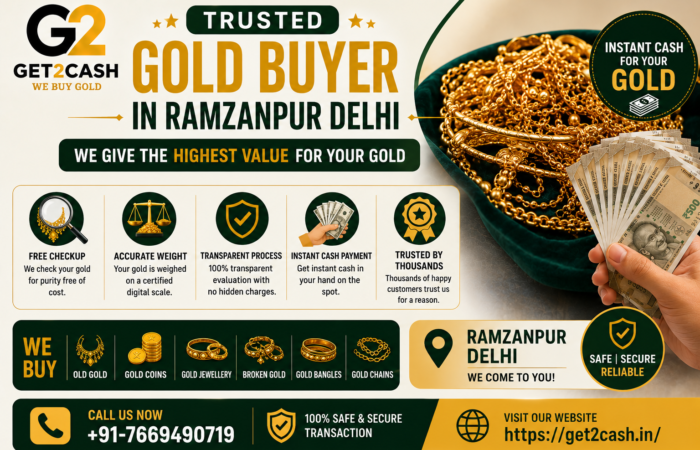 Gold buyer in Ramzanpur Delhi