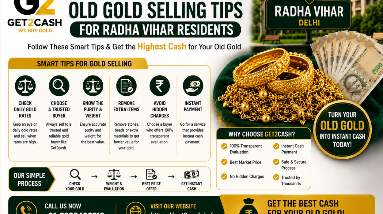 Old Gold Selling Tips for Radha Vihar Residents