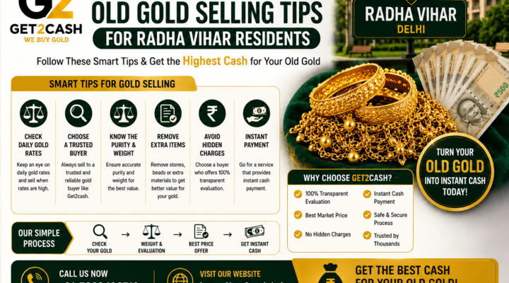Old Gold Selling Tips for Radha Vihar Residents