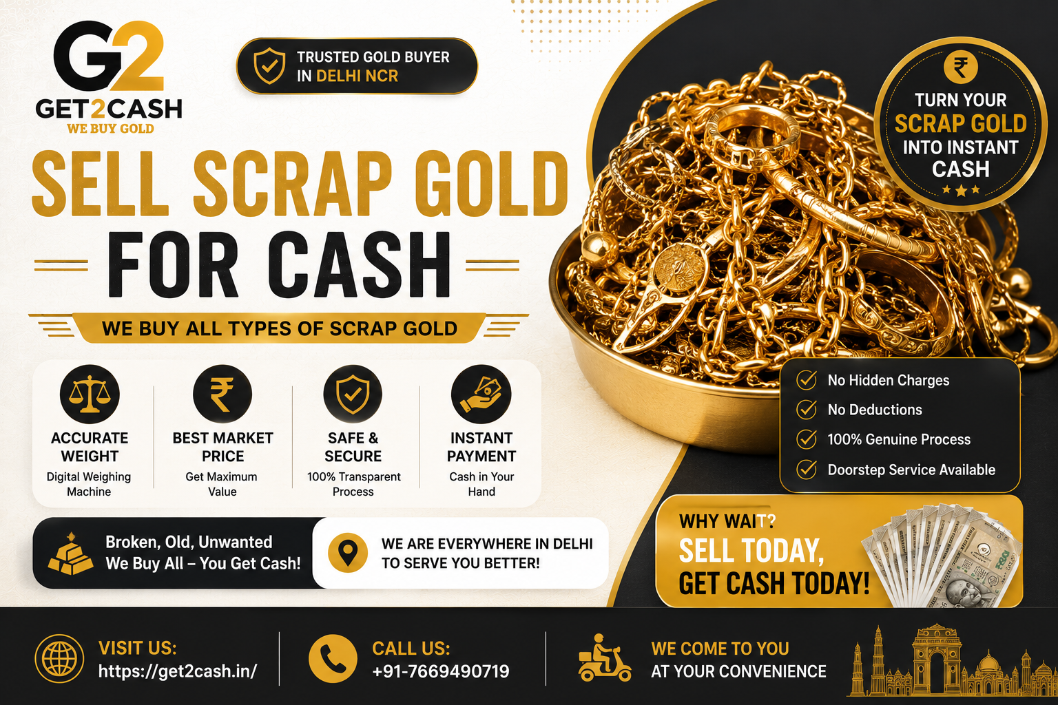 Sell Scrap Gold for Cash