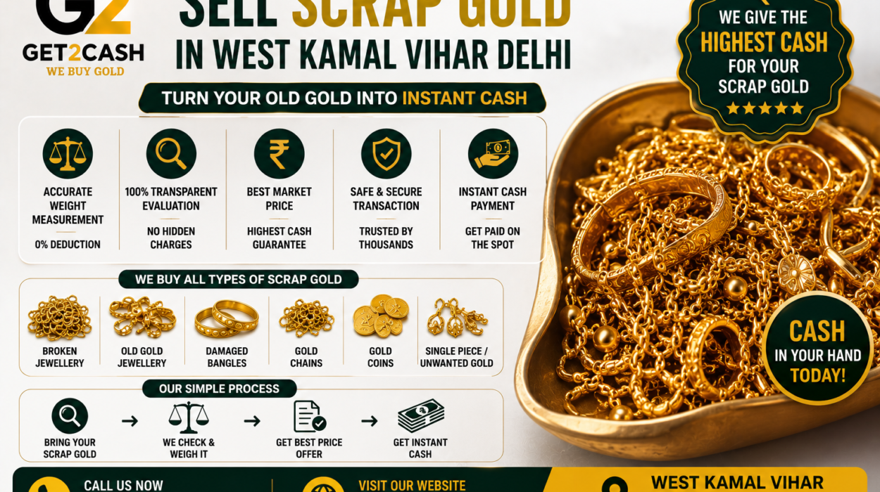 Sell Scrap Gold in West Kamal Vihar Delhi