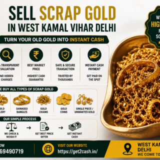 Sell Scrap Gold in West Kamal Vihar Delhi