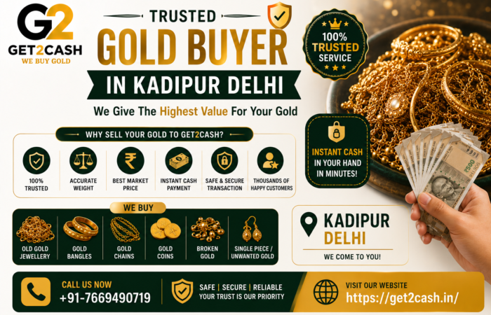 Trusted Gold buyer in Kadipur Delhi