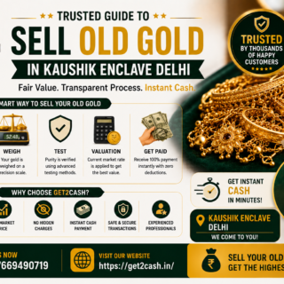 Trusted Guide to Sell Old Gold in Kaushik Enclave delhi