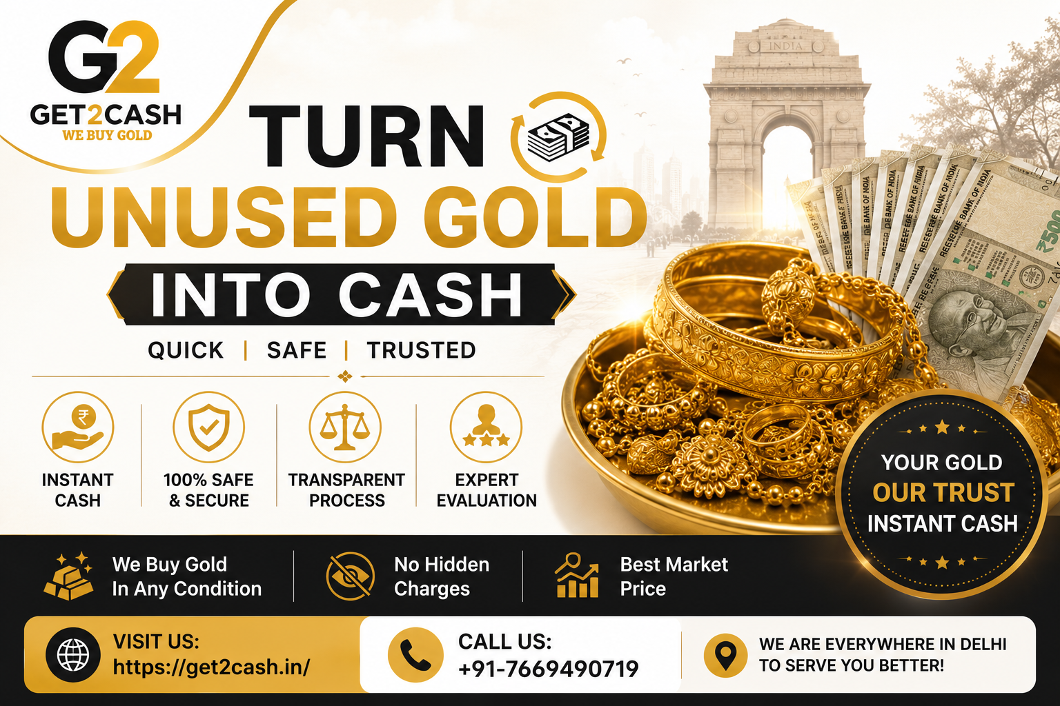 Turn Unused Gold into Cash