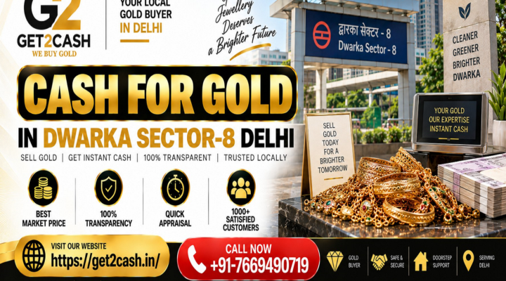 cash for gold in Dwarka Sector-8 Delhi