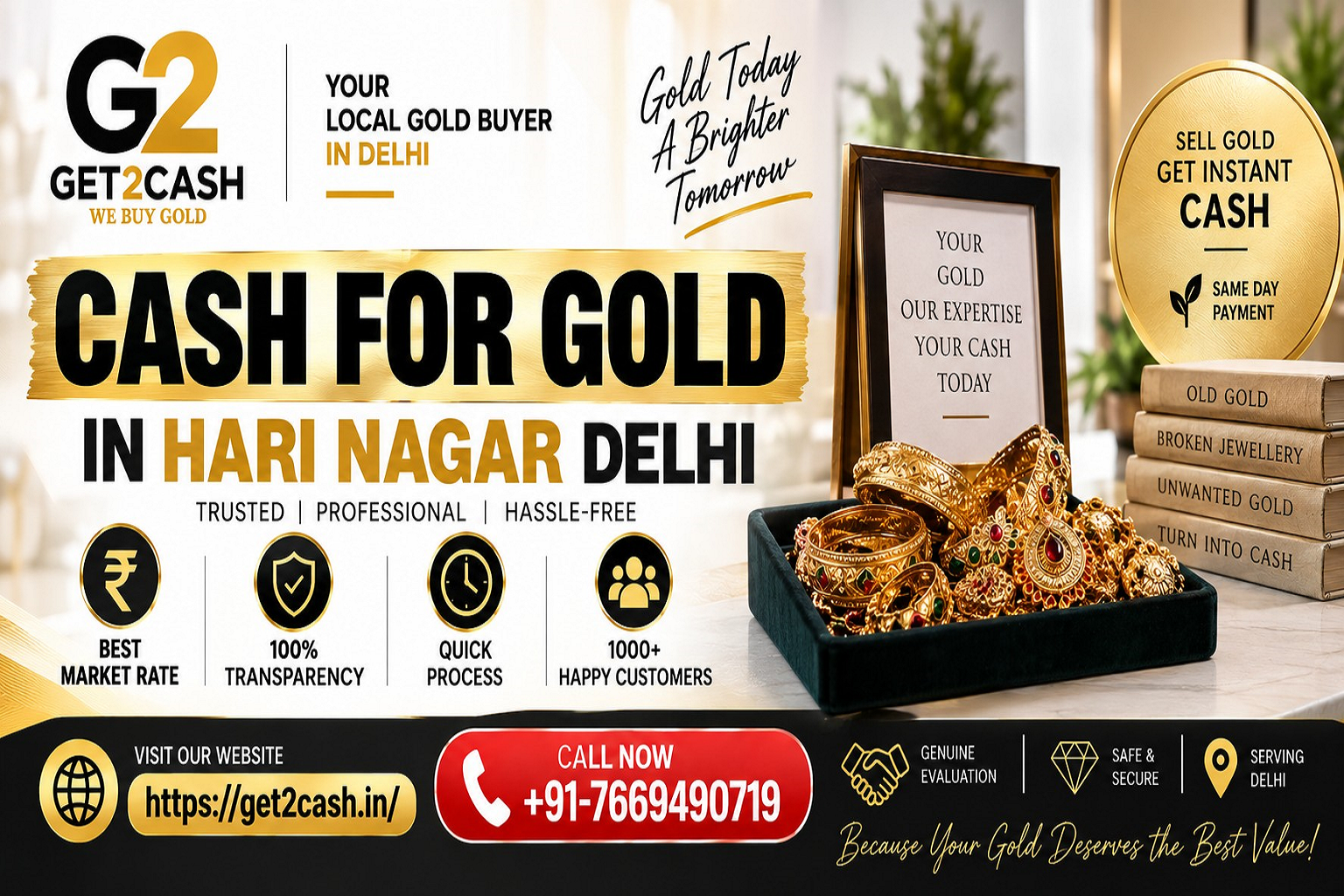 cash for gold in Hari Nagar Delhi