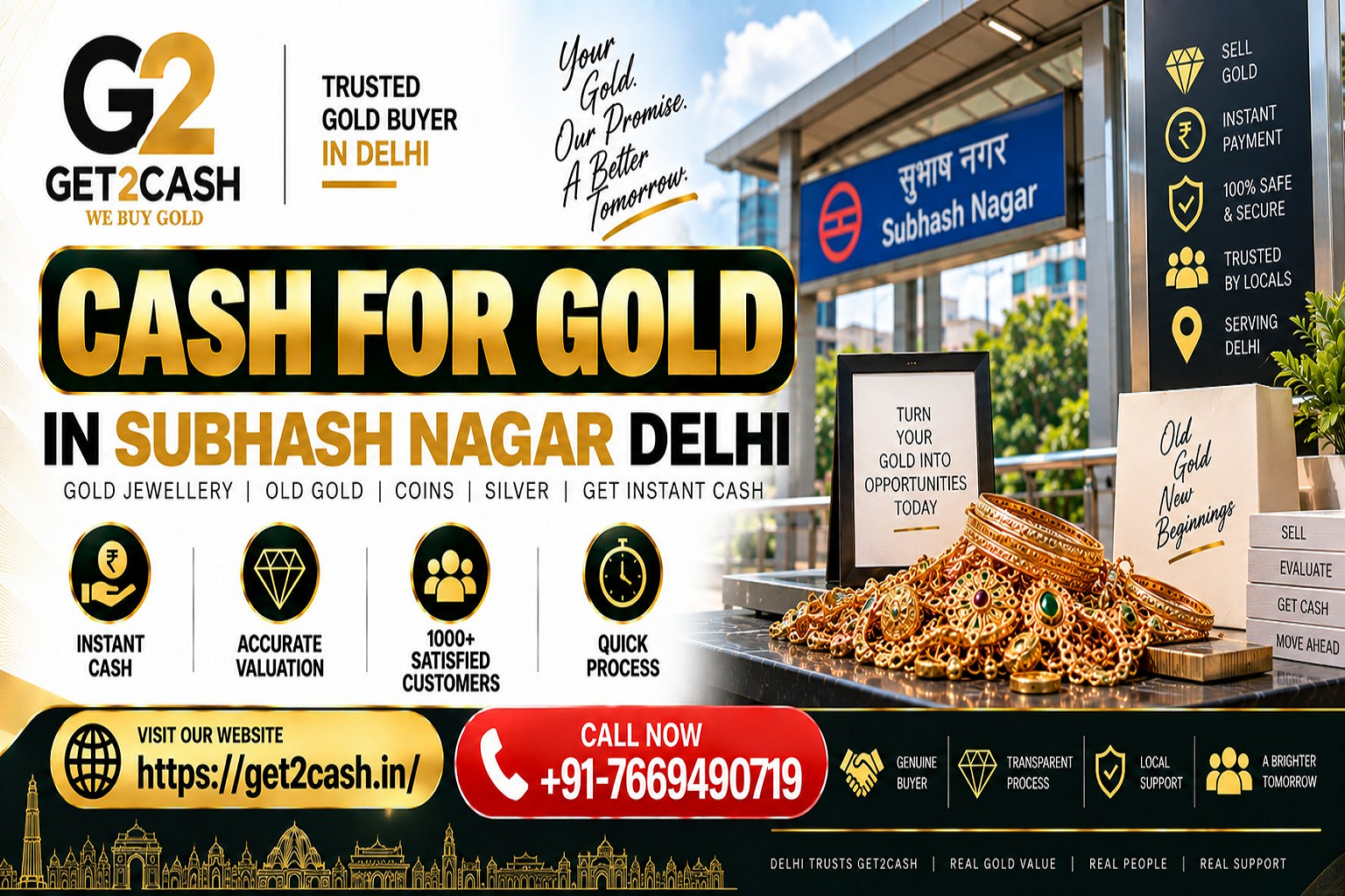 cash for gold in Subhash Nagar Delhi