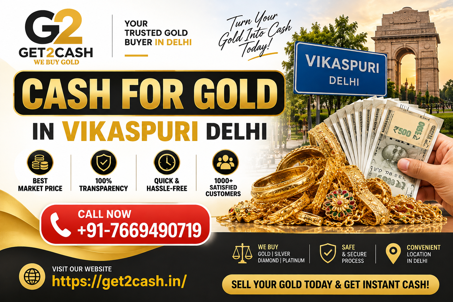cash for gold in Vikaspuri Delhi