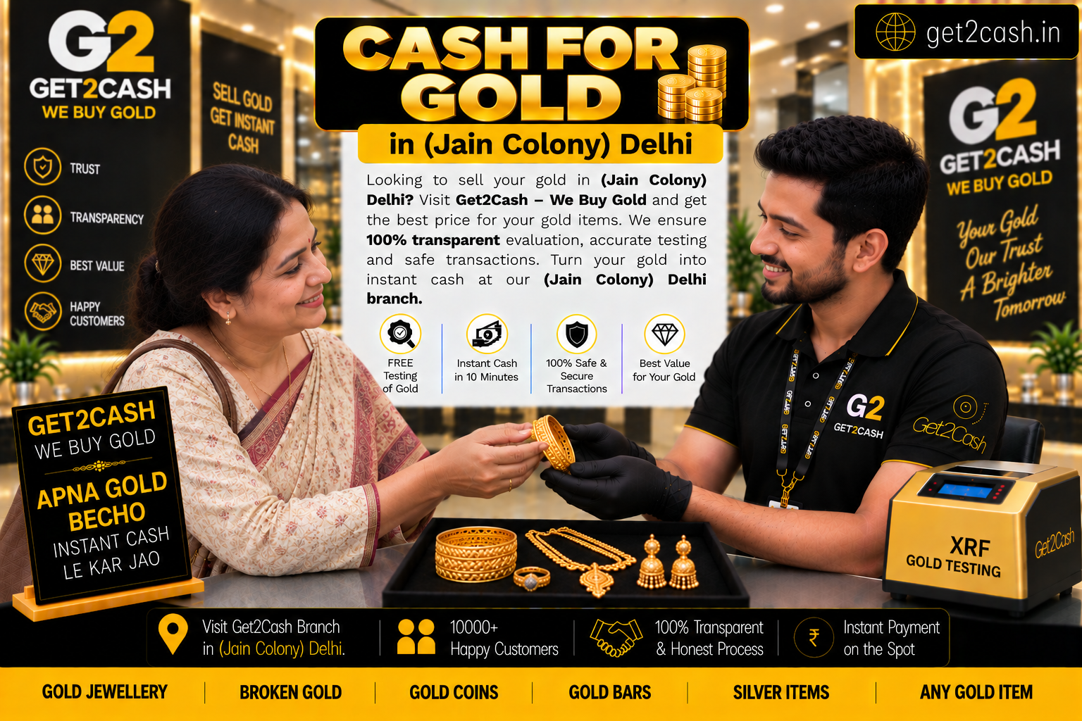 cash for gold in jain colony